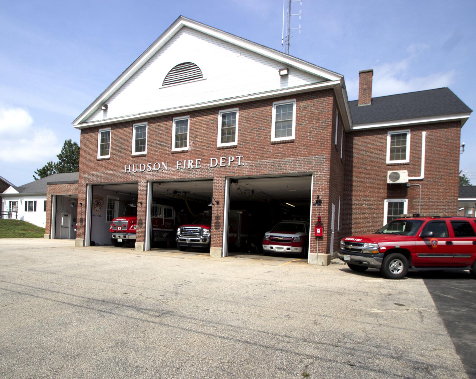 Front Of Firehouse Garage